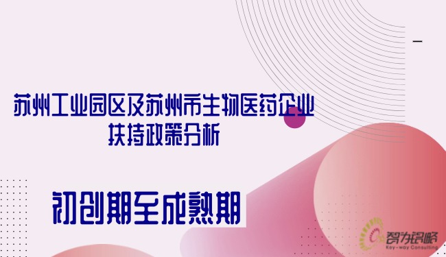 苏州工业园区及苏州市生物医药企业扶持政策分析（初创期至成熟期）.jpg
